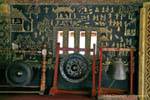 Gongs and bell, Wat Xieng Thong, Luang Prabang, Lao.
