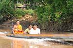 Monk transport, Mekong, South Laos, Lao.
