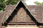 Top of the entrance to the cloister, Wat Sisaket, Vientiane, Lao.