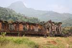 Mountain view, Wat Phou, Lao.