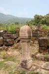 Lingam, the phallic symbol of Shiva, Wat Phou, Lao.