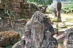Triple naga collapsed, Wat Phou, Lao.