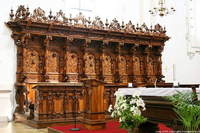 Ignatiuskirche, Alterdom, seats of the clergymen, Linz - Austria