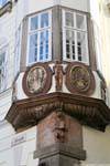 Altstadt, corner of Hofgasse, Linz, Austria.