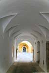 Altstadt, arched passage, Linz, Austria.