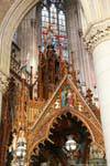 Neuer Dom, detail of the architectural richness of a chapel, Linz, Austria.