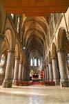Neuer Dom, view of the nave from the entrance, Linz, Austria.