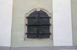 Pfarrgasse, window closed, Linz, Austria.