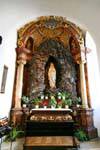 Ursulinen Kirche, Virgin in a cave, Linz, Austria.