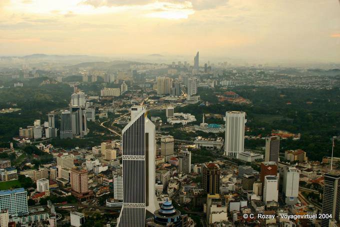 Since the telecom tower, the building of Menara Maybank, Kuala Lumpur - Malaysia