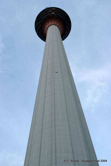 The fungus Menara Tower on the hill of Bukit Nanas, Kuala Lumpur - Malaysia