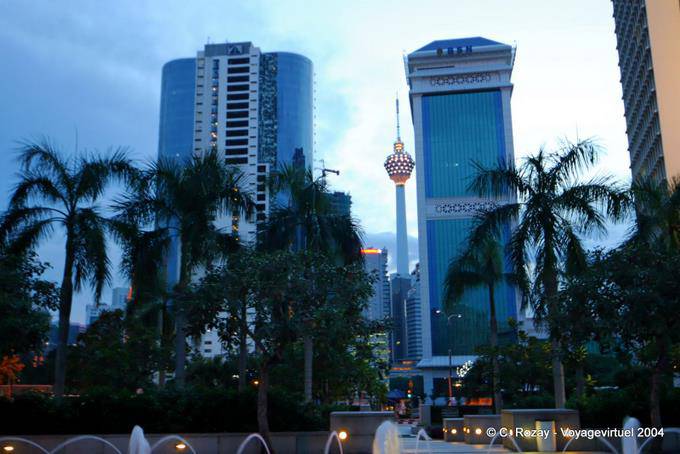 Buildings in blue, Kuala Lumpur - Malaysia