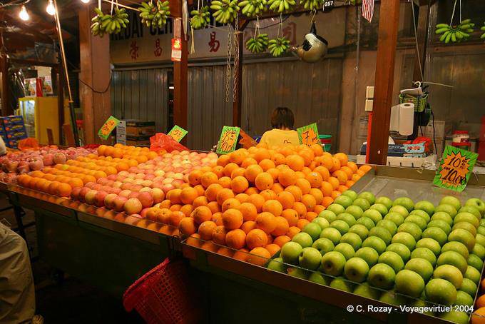 Fruit Stall in the Chinese market, Kuala Lumpur - Malaysia