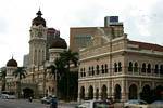 Clock Tower, Bangunan Sultan Abdul Samad, Suprem short, Kuala Lumpur, Malaysia.