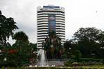 The dragon fountain, garden of Menara Kuala Lumpur, Malaysia.