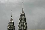 Pinnacles on top of Menara Berkembar Petronas, Kuala Lumpur, Malaysia.