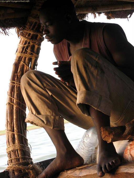 Entre Mopti et Tombouctou Pinasse FinJournee Mali