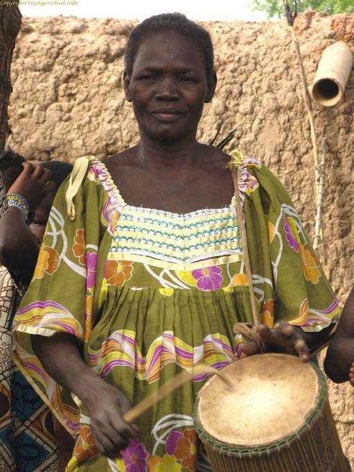 Vers Sokoura Village Griots Visage Mali