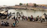 Mopti, la vie portuaire, Mali.