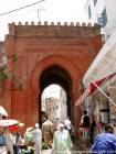 The red door kisaria, Bab el Kasbah, Larache, Morocco.