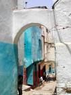 Alley and kids games, Medina Larache, Morocco.