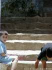 Children on the steps, Larache, Morocco.