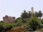 Spanish bastion walls and houses the Archaeological Museum, Larache, Morocco.