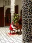 The riad pianist, Fes, Morocco.