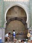 Beautiful fountain in Fez, Morocco.