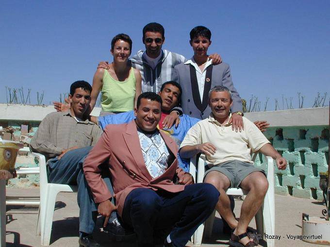 The hotel staff Chems, (May 2000), Boumalne Dades - Morocco