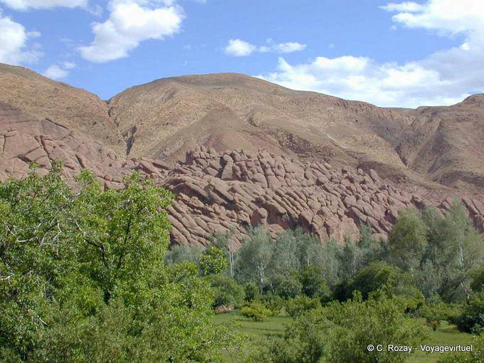 The Brain Atlas or monkey fingers, geological, Dades gorges - Morocco
