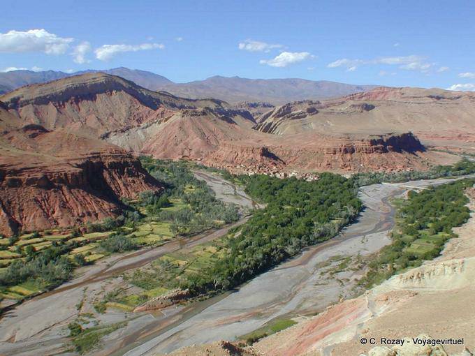 Dades, panorama at the confluence, Rose Valley - Morocco