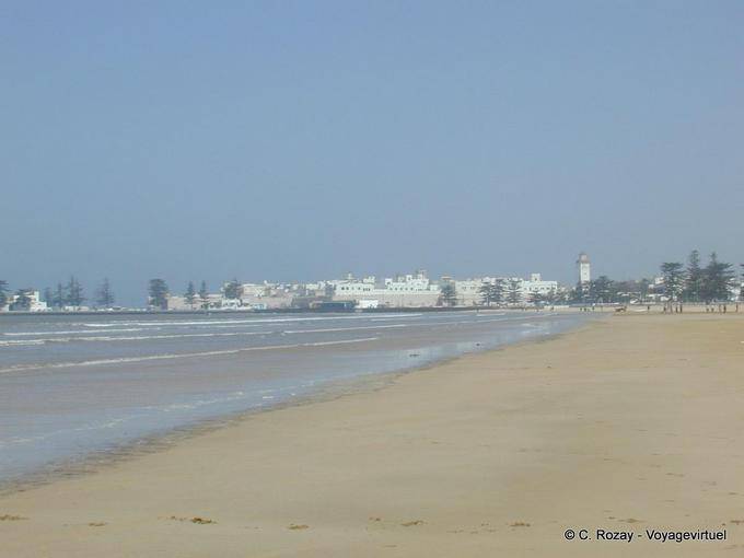 View from the beach in Essaouira - Morocco