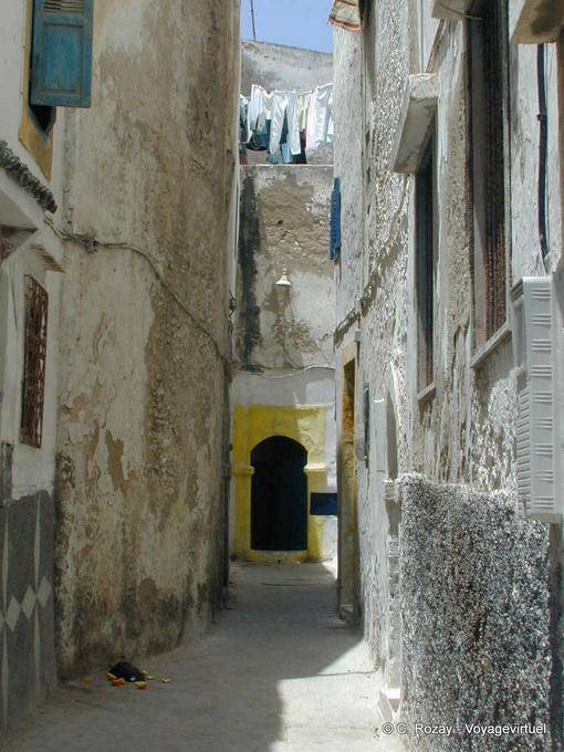 In a typical street in Essaouira - Morocco
