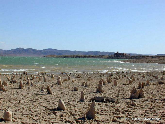 As tombstones on Lake Ouarzazate - Morocco