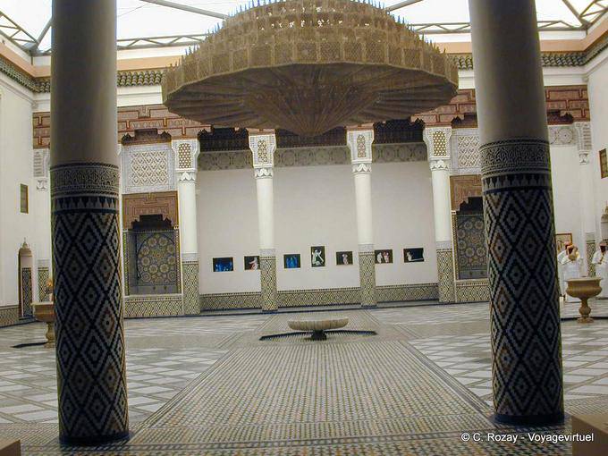 Magic of Moorish architecture, Marrakesh Museum, patio - Morocco