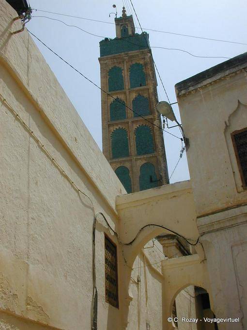 The minaret of the Great Mosque, Meknes - Morocco
