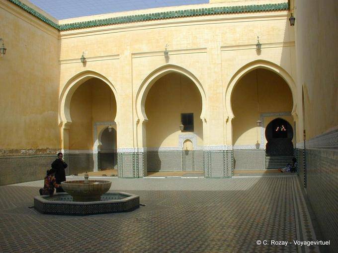 Mausoleum of Moulay Ismail, patio, Meknes - Morocco