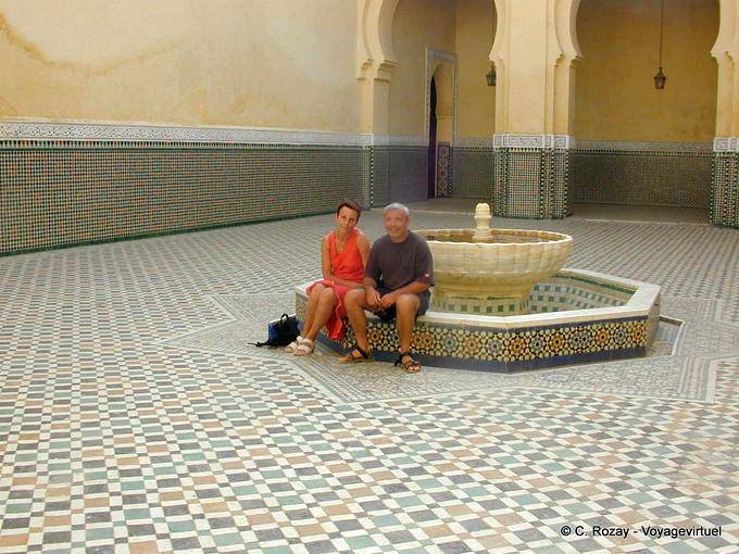 The fountain of the Mausoleum of Moulay Ismail, Meknes - Morocco