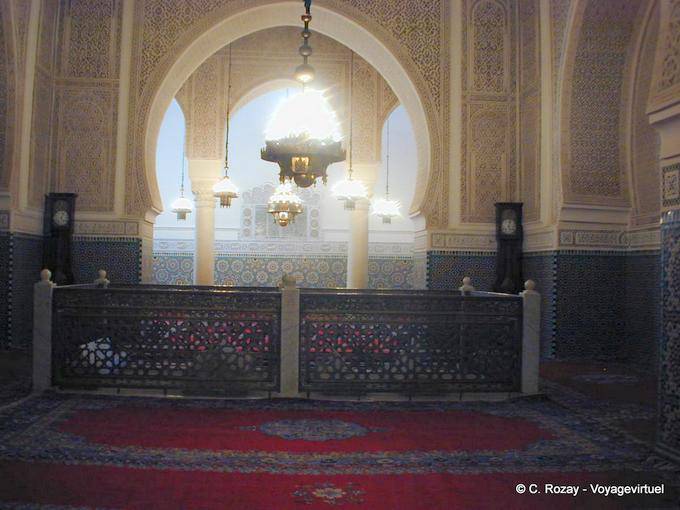 Interior view of the mausoleum of Moulay Ismail, Meknes - Morocco