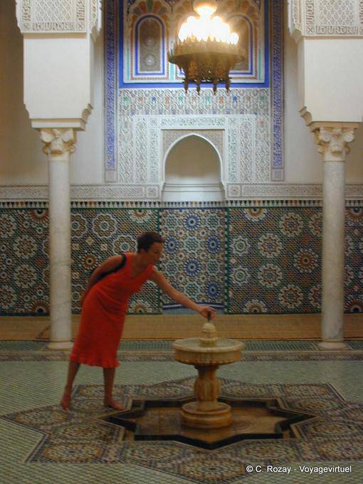 Mausoleum of Moulay Ismail, interior architecture, Meknes - Morocco