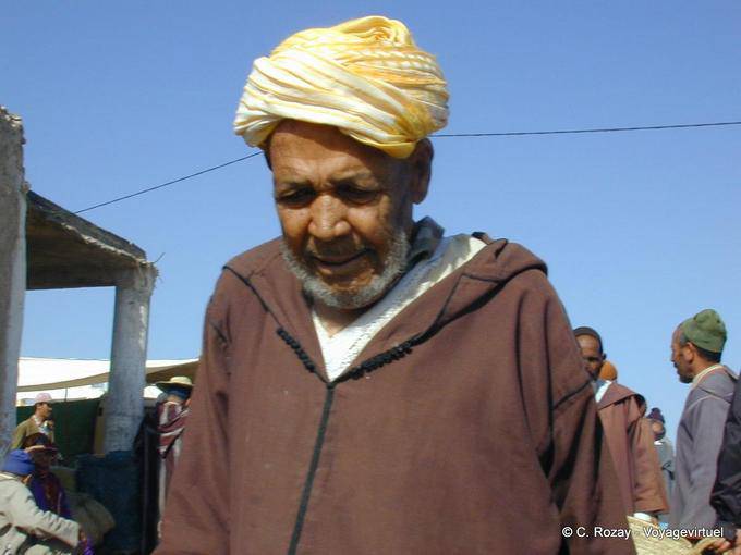 Man in the Berber market, to Essaouira - Morocco