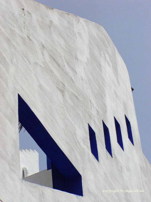 Distinctive architecture in the Medina, Asilah - Morocco