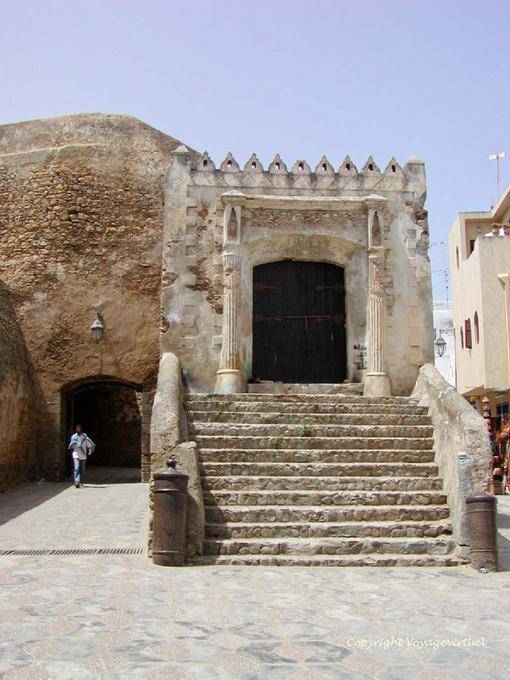Portuguese memory in the Bab Rmel behind Bab Homar, Asilah - Morocco