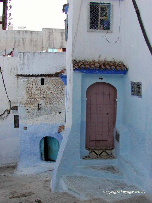 In the maze of Ansar neighborhood, Chefchaouen - Morocco