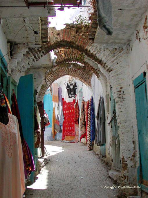 Alley arcade in the souk, Medina, Chefchaouen - Morocco