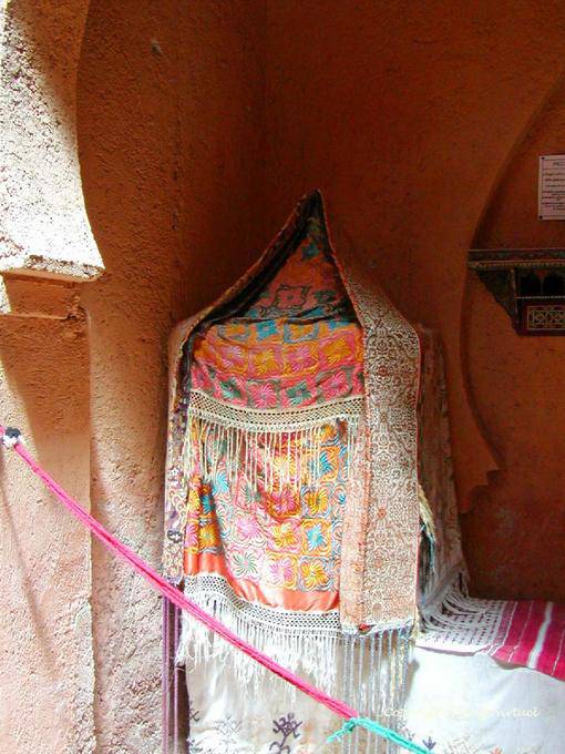 Palanquin hidden, Ethnographic Museum, kasbah Chefchaouen - Morocco