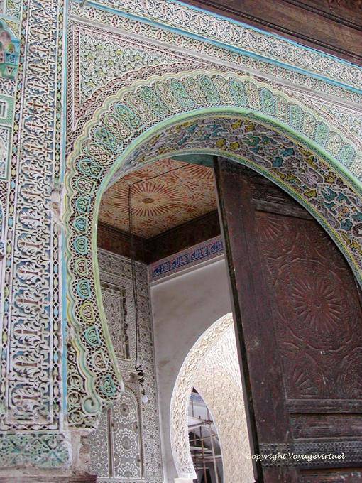 Architectural lace Almoravid and Almohad art, Fez - Morocco