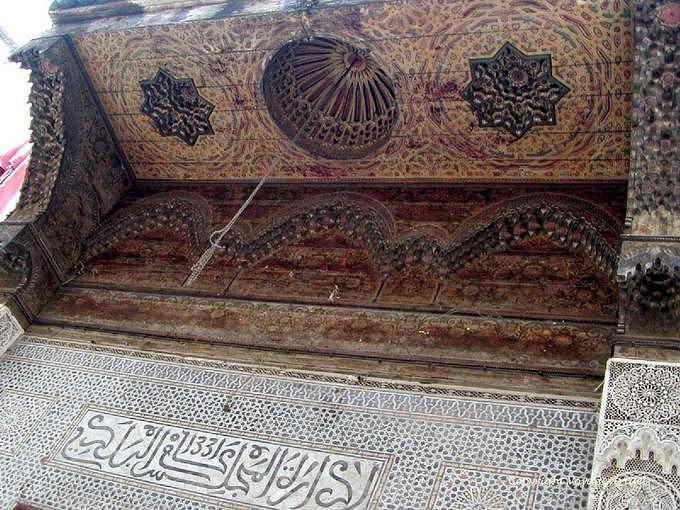 Example woodworking local artisans, Fes - Morocco