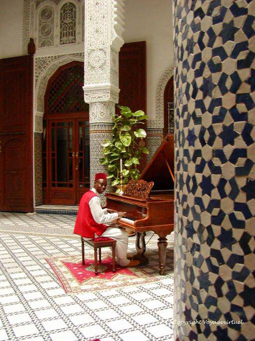 The riad pianist, Fes - Morocco